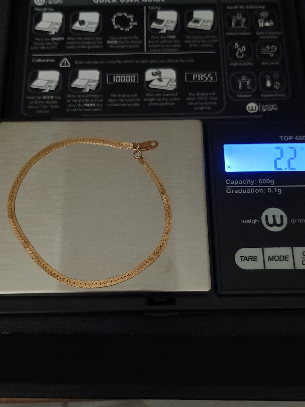 Gold Herringbone Chain Bracelet - Women Jewelry